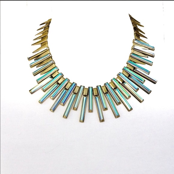 NWT Kendra Scott ‘Kaplan’ Necklace- Blue Green - Picture 3 of 5